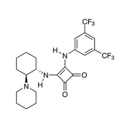 3-[[3,5-Bis(trifluoromethyl)phenyl]amino]-4-[[(1S,2S)-2-(1-pyrrolidinyl)cyclohexyl]amino]-3-cyclobutene-1,2-dione, 98%, (99% ee)|07-5611|1346683-42-8