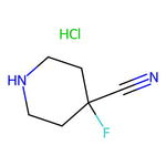 4-Fluoropiperidine-4-carbonitrile hydrochloride|CS-D0433|1374653-45-8