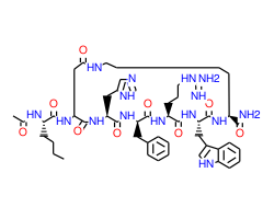 Acetyl-(Nle4,Asp5,D-Phe7,Lys10)-cyclo-α-MSH (4-10) amide|CPTD786832|121062-08-6