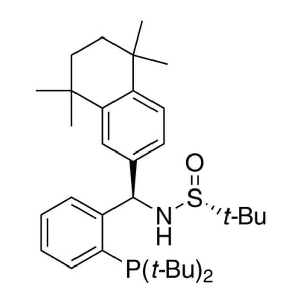 [S(R)]-N-((R)-(2-(Di-tert-butylphosphino)phenyl)(5,6,7,8-tetrahydro-5,5,8,8-tetramethyl-2-naphthalenyl)methyl]-2-methyl-2-propanesulfinamide, 95%|15-0197