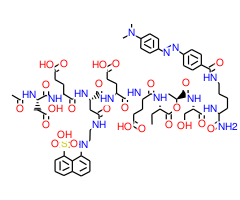 Ac-Asp-Glu-Asp(EDANS)-Glu-Glu-Abu-L-lactoyl-Ser-Lys(DABCYL)-NH2|CPTD787278|188530-20-3