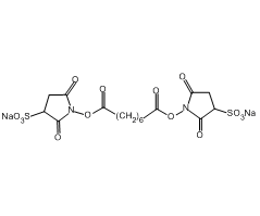 Suberic acid bis(3-sulfo-N-hydroxysuccinimide ester) sodium salt, 90%|146482|82436-77-9