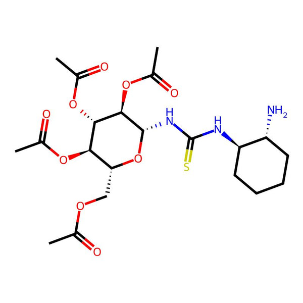 N-[(1R,2R)-2-Aminocyclohexyl]-N'-(2,3,4,6-tetra-O-acetyl-β-D-glucopyranosyl)thiourea, 95%|07-6363|933456-75-8