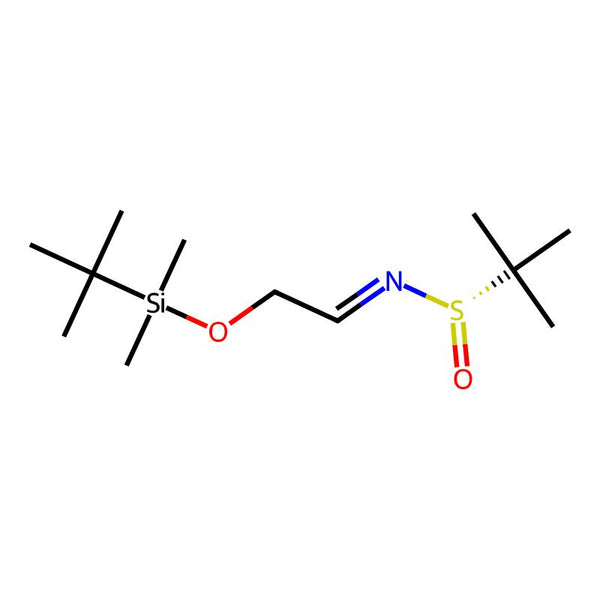 N-(2-((tert-Butyldimethylsilyl)oxy)ethylidene)-2-methylpropane-2-sulfinamide|CS-0435427|918413-70-4