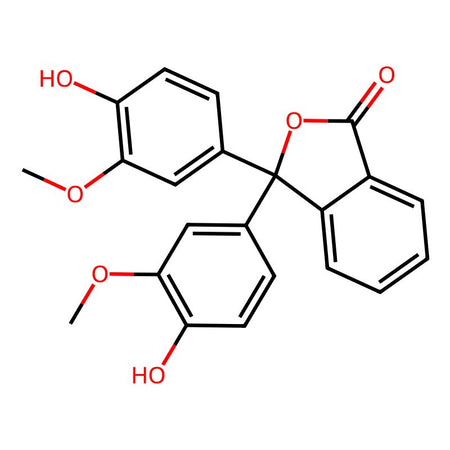 3,3-Bis (4-hydroxy-3-methoxyphenyl) isobenzofuran-1 (3H)-one, 95%, reference material|1877133|467-25-4