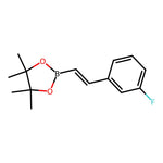 (E)-2-(3-Fluorostyryl)-4,4,5,5-tetramethyl-1,3,2-dioxaborolane|CS-0527635|633327-36-3