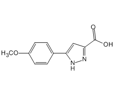 5-(4-Methoxyphenyl)-1H-pyrazole-3-carboxylic acid, 97%|217638|27069-16-5