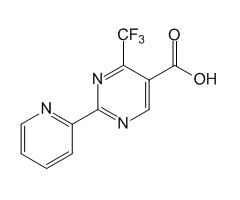 2-(2-Pyridinyl)-4-(trifluoromethyl)-5-pyrimidinecarboxylic acid, 95%|179571|874816-10-1
