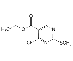 Ethyl 4-chloro-2-methylthio-5-pyrimidinecarboxylate, 97%|152697|5909-24-0