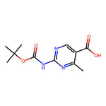 2-((tert-Butoxycarbonyl)amino)-4-methylpyrimidine-5-carboxylic acid|CS-0651073|2193060-72-7