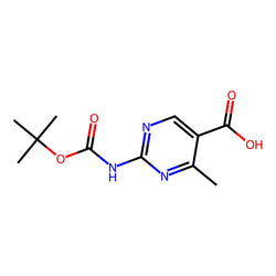 2-((tert-Butoxycarbonyl)amino)-4-methylpyrimidine-5-carboxylic acid|CS-0651073|2193060-72-7