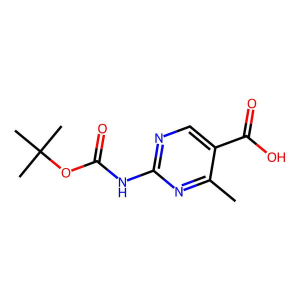 2-((tert-Butoxycarbonyl)amino)-4-methylpyrimidine-5-carboxylic acid|CS-0651073|2193060-72-7
