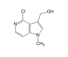 (4-Chloro-1-methyl-5-azaindole-3-yl)methanol, 97%