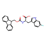 (R)-2-((((9H-fluoren-9-yl)methoxy)carbonyl)amino)-3-(6-fluoro-1H-indol-3-yl)propanoic acid|CS-0525125|1257853-57-8