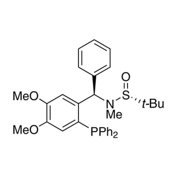 [S(R)]-N-[(R)-[2-(Diphenylphosphino)-4,5-dimethoxyphenyl)](4-phenyl)methyl]-N,2-dimethyl-2-propanesulfinamide, 95%|15-0004