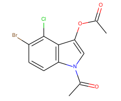 1-Acetyl-5-bromo-4-chloro-1H-indol-3-yl acetate, 98%|159461|3030-06-6