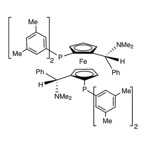 (S,S)-(-)-2,2'-Bis[(R)-(N,N-dimethylamino)(phenyl)methyl]-1,1'-bis(di(3,5-dimethylphenyl)phosphino)ferrocene, min. 97%|26-0246|793718-16-8