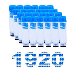 cryoking 500ul sbs format screw top minitubes with blue caps. the 2d barcoded vials are internally threaded, gamma ratiation sterilized and suitable for liquid nitrogen storage. 96 tubes/bag, 5 bags/p|88-4053