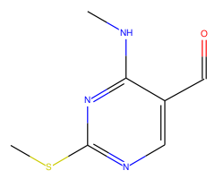 4-(Methylamino)-2-(methylthio)pyrimidine-5-carbaldehyde|CS-W000299|185040-32-8