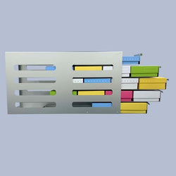 sliding side drawer freezer racks, for side access, aluminum, 5 drawers, dimension: 560*140*300mm, fits for 2’’ standard 20 boxes,1 piece/case|96-5220