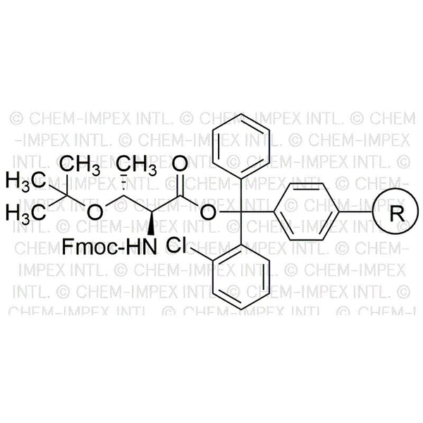 Fmoc-O-tert-butyl-L-threonine 2-chlorotrityl resin (0.3 - 0.9 meq/g, 200 - 400 mesh)|06803