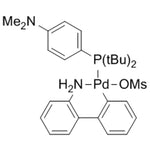 Methanesulfonato{[4-(N,N-dimethylamino)phenyl]di-t-butylphosphino}(2'-amino-1,1'-biphenyl-2-yl)palladium(II), min. 98% [Amphos Palladacycle Gen. 3]|46-0345|1820817-64-8