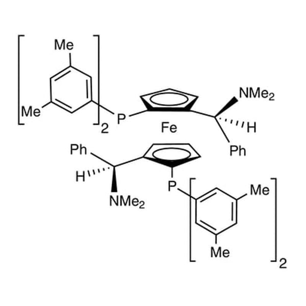 (R,R)-(+)-2,2'-Bis[(S)-(N,N-dimethylamino)(phenyl)methyl]-1,1'-bis(di(3,5-dimethylphenyl)phosphino)ferrocene, min. 97%|26-0245|847997-73-3