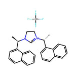 1,3-Bis((R)-1-(naphthalen-1-yl)ethyl)-4,5-dihydro-1H-imidazol-3-ium tetrafluoroborate|CS-0506867|1344155-18-5