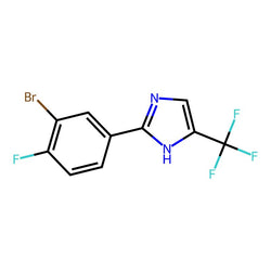 2-(3-Bromo-4-fluorophenyl)-4-(trifluoromethyl)-1H-imidazole, 95%|07-0564|1309602-29-6