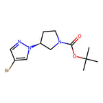 Tert-butyl (S)-3-(4-bromo-1H-pyrazol-1-yl)pyrrolidine-1-carboxylate|CS-0502576|1357384-35-0