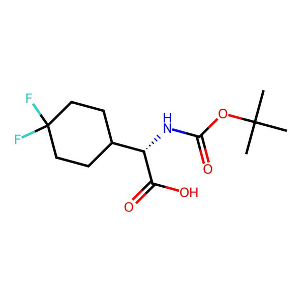 (S)-2-((tert-Butoxycarbonyl)amino)-2-(4,4-difluorocyclohexyl)acetic acid|CS-0058773|394735-65-0