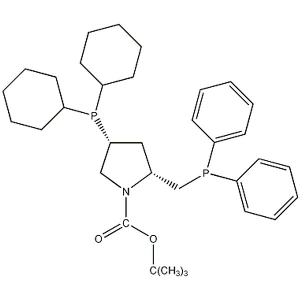 (2R,4R)-(+)-2-(Diphenylphosphinomethyl)-4-(dicyclohexylphosphino)-N-(t-butoxycarbonyl)pyrrolidine, min. 97% (R,R-BCPM)|15-7220|114751-47-2