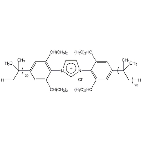 1,3-Bis{2,6-di-i-propyl-4-[polyisobutyl(20)]phenyl}imidazolium chloride (50% in hexanes/polyisobutylene)|07-4050