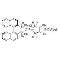 Chloro[(R)-2,2'-bis(diphenylphosphino)-1,1'-binaphthyl)][(1R,2R)-2-(diphenylphosphino)-1,2-diphenylethanamine]ruthenium(II) ,  tetrakis(pentafluorophenyl)borate, min. 97%|44-6070|1150112-53-0