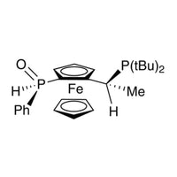 (R,S(p), R(SPO)-1-Phenylphosphinoyl)-2-[1-(di-t-butylphosphino)ethyl]ferrocene, min. 97% JoSPOphos|26-1268|1221746-56-0