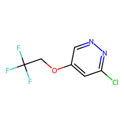 3-Chloro-5-(2,2,2-trifluoroethoxy)pyridazine|CS-0157358|1346691-33-5