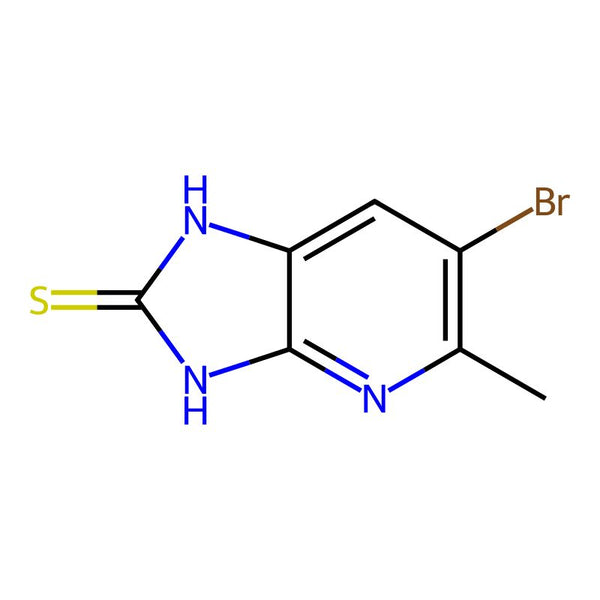 6-bromo-5-methyl-1,3-dihydro-2H-imidazo[4,5-b]pyridine-2-thione|CS-0231587|104685-80-5