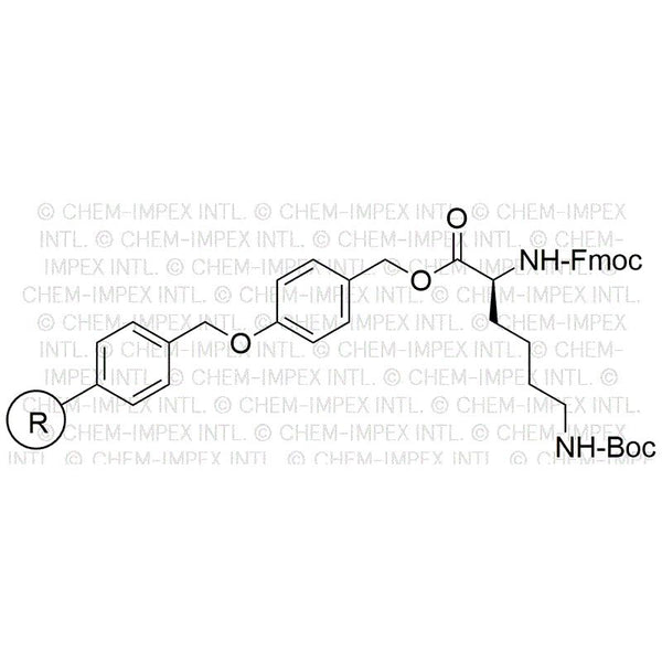 Na-Fmoc-Ne-Boc-L-lysine 4-alkoxybenzyl alcohol resin|01912
