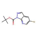 tert-Butyl 5-bromo-1H-pyrazolo[3,4-b]pyridine-1-carboxylate|CS-W020173|1299607-55-8