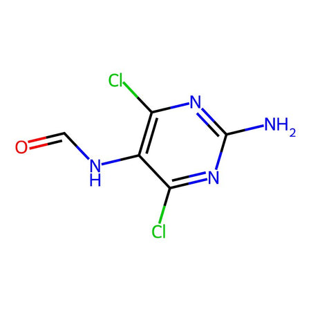 2-Amino-4,6-dichloro-5-formamidopyrimidine, 98%|668664|171887-03-9