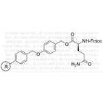 Na-Fmoc-D-glutamine 4-alkoxybenzyl alcohol resin|04204