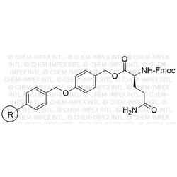 Na-Fmoc-D-glutamine 4-alkoxybenzyl alcohol resin|04204