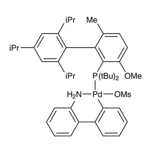 Methanesulfonato(2-(di-t-butylphosphino)-3-methoxy-6-methyl-2',4',6'-tri-i-propyl-1,1'-biphenyl)(2'-amino-1,1'-biphenyl-2-yl)palladium(II), min. 98% [RockPhos Palladacycle Gen. 3]|46-0335|2009020-38-4