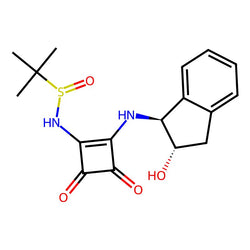 N-(2-(((1S,2S)-2-Hydroxy-2,3-dihydro-1H-inden-1-yl)amino)-3,4-dioxocyclobut-1-en-1-yl)-2-methylpropane-2-sulfinamide|CS-0201478|2092457-63-9