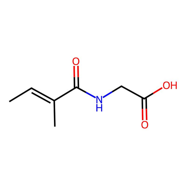 (E)-2-(2-Methylbut-2-enamido)acetic acid|CS-W014368|35842-45-6