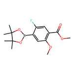 Methyl 5-fluoro-2-methoxy-4-(4,4,5,5-tetramethyl-1,3,2-dioxaborolan-2-yl)benzoate|CS-0175506|1084953-16-1