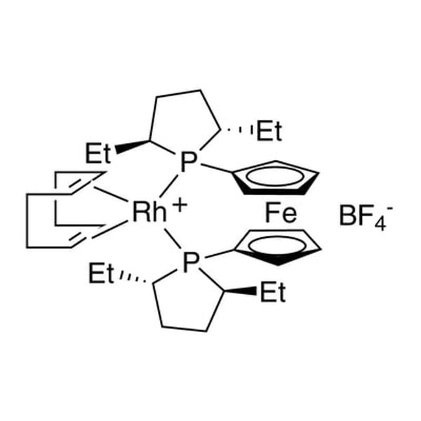 1,1’-Bis((2S,5S)-2,5-diethylphospholano)ferrocene(cyclooctadiene)rhodium(I) tetrafluoroborate|45-3019|290347-89-6