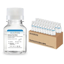 Nuclease-Free Water，pyrogen、nuclease、protease、bacteria free, and DEPC-free.100mL/ Bottle, 20 Bottles/Case|NFW-100