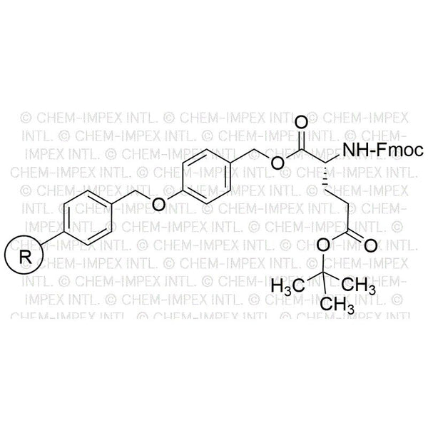 Fmoc-g-tert-butyl ester-D-glutamic acid- 4-alkoxybenzyl alcohol resin|04185