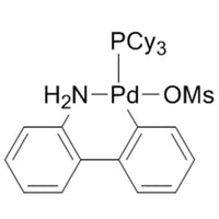 Methanesulfonato(tricyclohexylphosphine)(2'-amino-1,1'-biphenyl-2-yl)palladium(II) dichloromethane adduct,  min. 98% [PCy3 Palladacycle Gen. 3]|46-0239|1445086-12-3